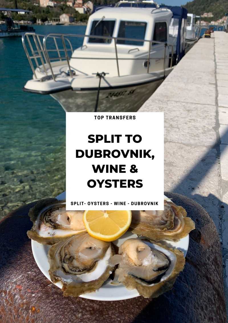 Private Transfer from Split to Dubrovnik | Wine & Oysters Tour