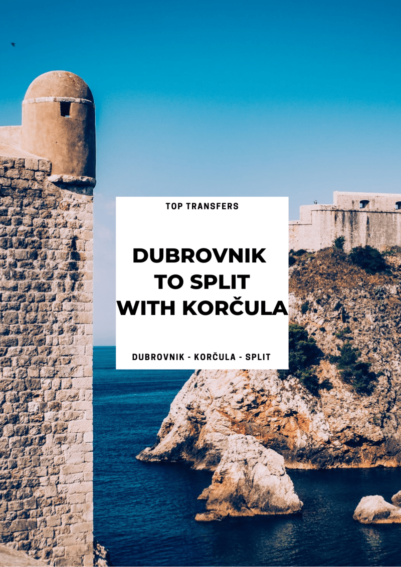 Transfer from Dubrovnik to Split with Korčula Town | Croatia Private Tours