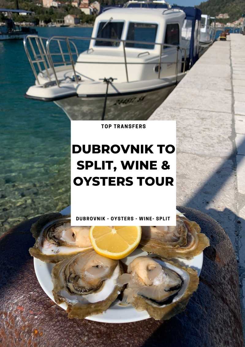 From Dubrovnik to Split via Ston Town | Wine & Oysters Tour